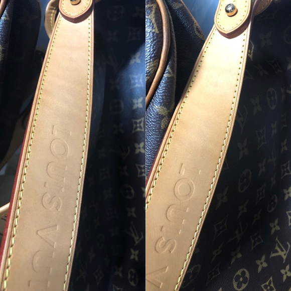 π RARE π DISCONTINUED DELIGHTFUL GM LOUIS VUITTON HUGE HOBO W/ RECEIPT TAGS - Picture 9 of 13